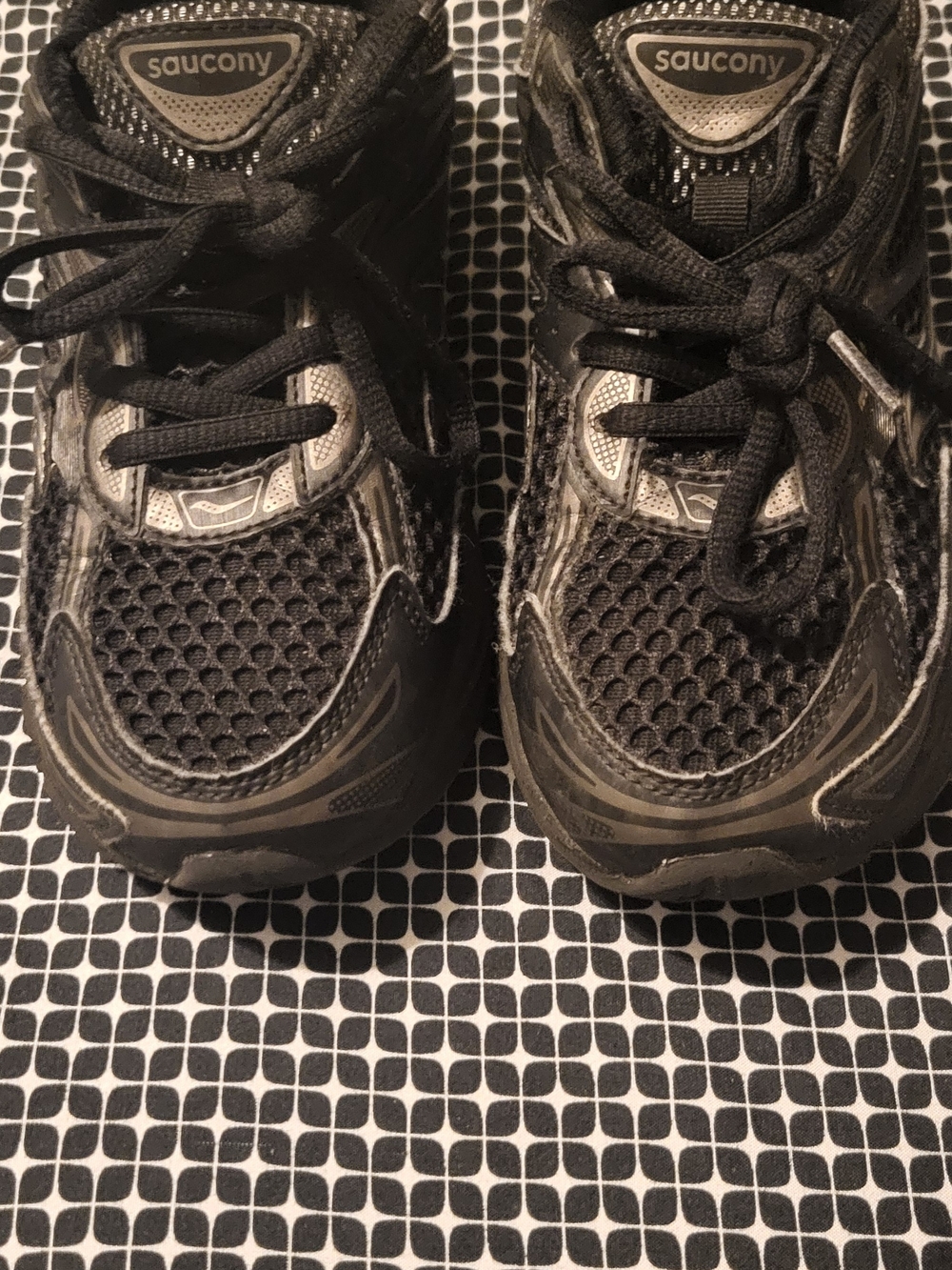 Saucony Kids' Black Athletic Sneakers